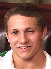 Naked athletic boy