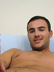 Fraternity jock from footbal team jerking for money