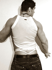 College student Lucas DiAngelo loves his muscles