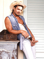 Smiley gay in his first adult photo session