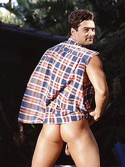 Smiley gay in his first adult photo session