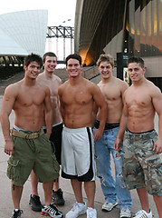 Hot naked jocks posing