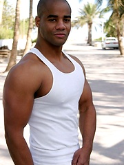Black athlete naked