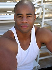 Black athlete naked