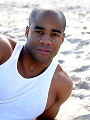 Black athlete naked