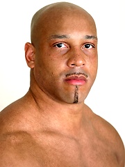 Black hunk gets naked