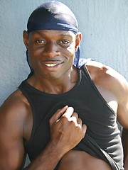 Black guy shows his huge schlong