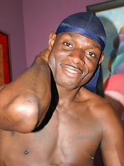 Black guy shows his huge schlong