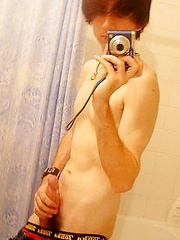 Real amateur gay guys playing with naked rods