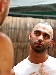 Real-life couple Tony Thorn and Justin King
