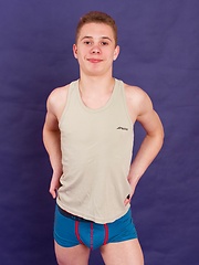 Nick Crawford, 18 years old twink poses for TeenBoysStudio only