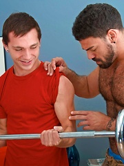 Hairy hunks fucks young boy hole