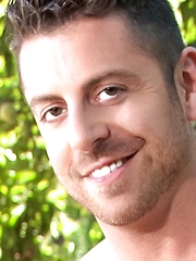 Dark haired stud Brayden Forrester masturbates