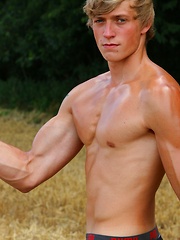 Blake Orson Outdoor Flexing