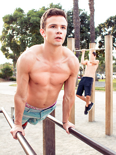 gay model Logan Cross